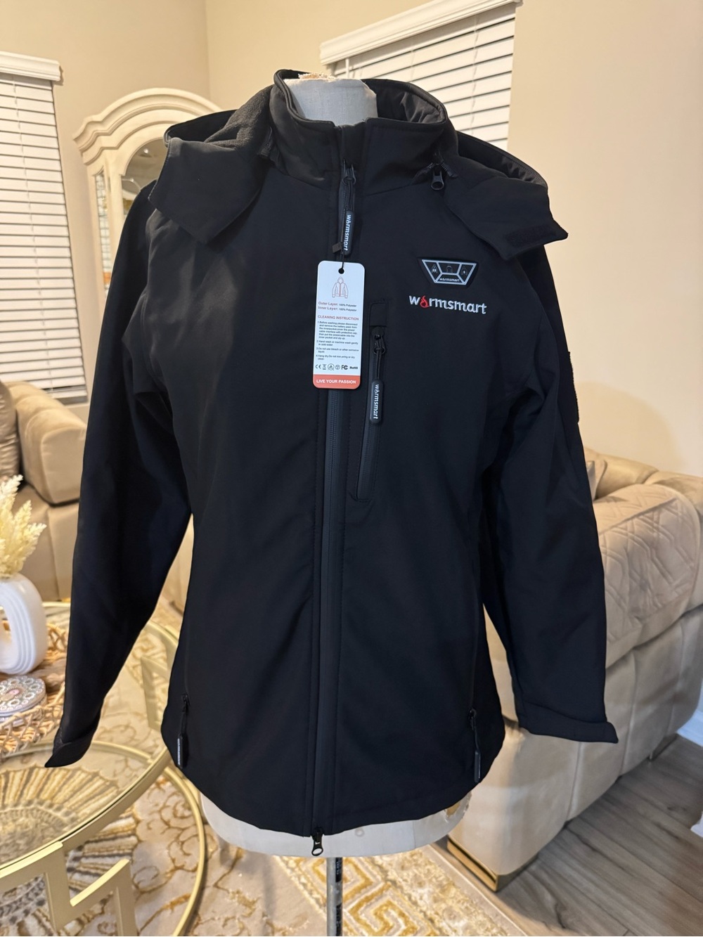 Women’s Heated Ski Jacket - Black